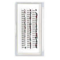 Halloween False Eyelash Extensions Colorful Cosplay Eyelashes Decoration Accessories for Christmas Women Makeup 16MM