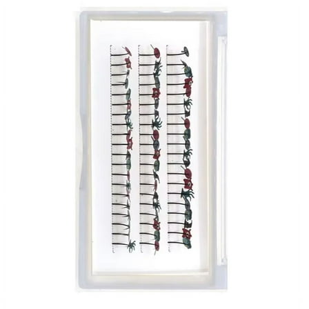 Halloween False Eyelash Extensions Colorful Cosplay Eyelashes Decoration Accessories for Christmas Women Makeup 11MM