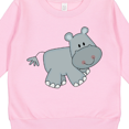thumbnail image 3 of Inktastic Cute Smiling Baby Hippo Toddler Sweatshirt, 3 of 4