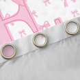 thumbnail image 4 of jejeloiu Chic Bowtie Ribbon Blackout Curtains Set of 2 (52x84 Each),Pink Bow Knot Window Curtains,First Letter E Curtains and Drapes For Girls,Super Cozy Room Decor, 4 of 6