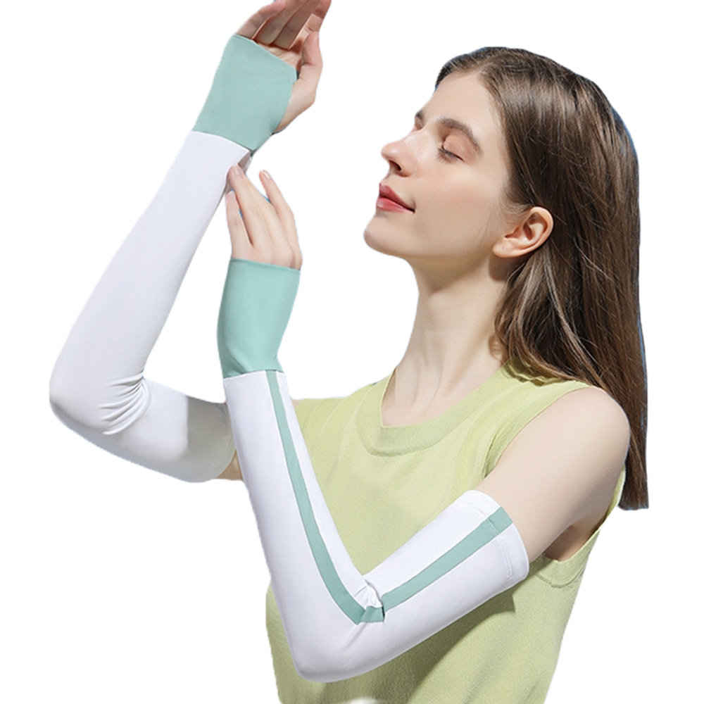 Overfox Women Cooling Arm Sleeves UPF 50+ UV Sun Protection Compression