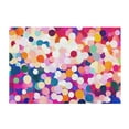 thumbnail image 7 of Yayeee Bath Rug for Bathroom Floor Non Slip Rectangle Fluffy Soft Absorbent Mat, 16"x24", Purple Colorful Circles, 7 of 7