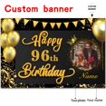 thumbnail image 2 of Banner de decoración de cumpleaños AUBAO Happy 96th Birthday, 2 of 7