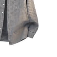 thumbnail image 5 of JTSRKL Classic Plaid Oxford Cloth Shirts for Men Long Sleeve Lapel Button Pocket Shackets Casual Office Wear Relaxed Fit Versatile Tops, 5 of 7