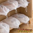 thumbnail image 2 of Fundas impermeables para zapatos de 15 piezas, bolsa de almacenamiento de zapatos reutilizable para armario, organizador de ropa con bolsillo de viaje no tejido, bolsa colgante clasificada, 2 of 4