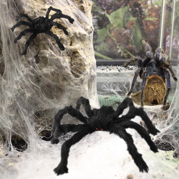 Clearance Under $3 Giant Furry Spider – 75cm Outdoor Halloween Prop