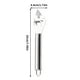 thumbnail image 2 of Abridor de botellas de acero inoxidable | Herramienta de cocina duradera con sacacorchos | Empuñadura ergonómica | Resistente a la oxidación | Compacto y ligero | Fácil de limpiar | Bar y uso, 2 of 4