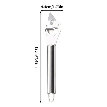 

ChicYu Stainless Steel Opener for Bottle/Can/Jar Multi-Tool Multi Purpose Hand Bottle Tool Basic Kitchen Tools for Bartenders