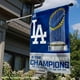 thumbnail image 2 of Bandera House Banner WinCraft Los Angeles Dodgers 2024 8x Campeones del Mundo, 2 of 3