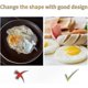 thumbnail image 4 of 4-Piece Non-Stick Egg Rings for Frying Eggs, Pancakes, Omelettes, and Crumpets, 4 of 4