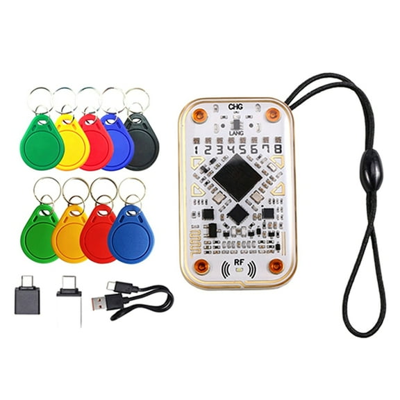 For Chameleon Ultra RFID Smart Chip Reader 4xCUID 5xUID Keychain Smart Card Emulator 125K 13.56M IC ID NFC Card Decoder