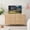 Natural Oak, variant on 56" Wide White 6 Drawers Dresser for Bedroom, Fluted Storage Chest of Drawers Living Room