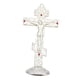 thumbnail image 5 of Cruz de Jesús para adornos de escritorio y mesa, fácil de instalar, 6,7 x 14 cm con base de metal plateado, 5 of 9