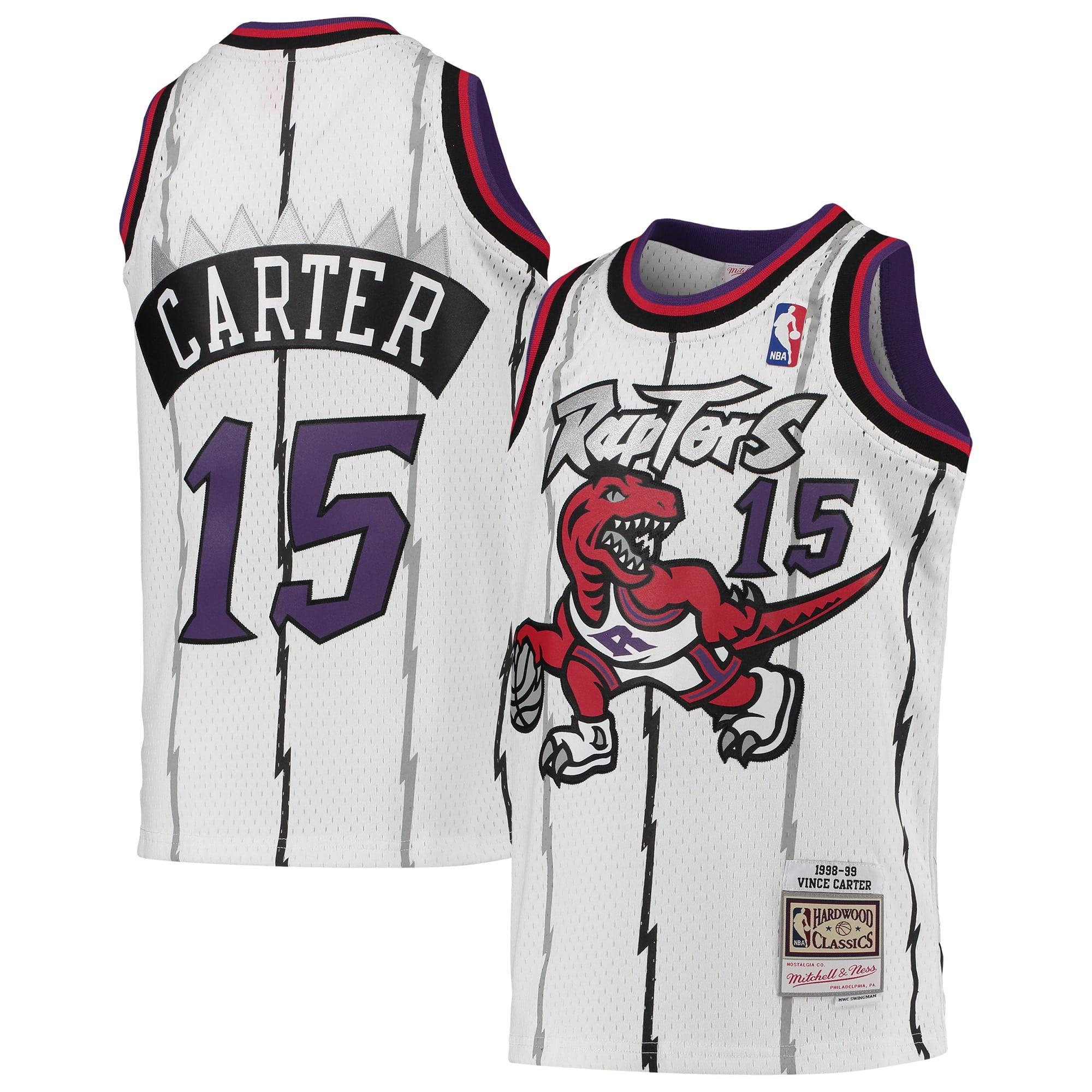 white raptors jersey