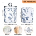 thumbnail image 3 of Delicate Wild Florals Translucent Plastic Cans Storage Canisters with Lid Set of 2, 3 of 7