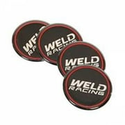 Weld Racing WEL601-3010 2 Dia. Logo Logo Sticker Center Caps - Pack of 4