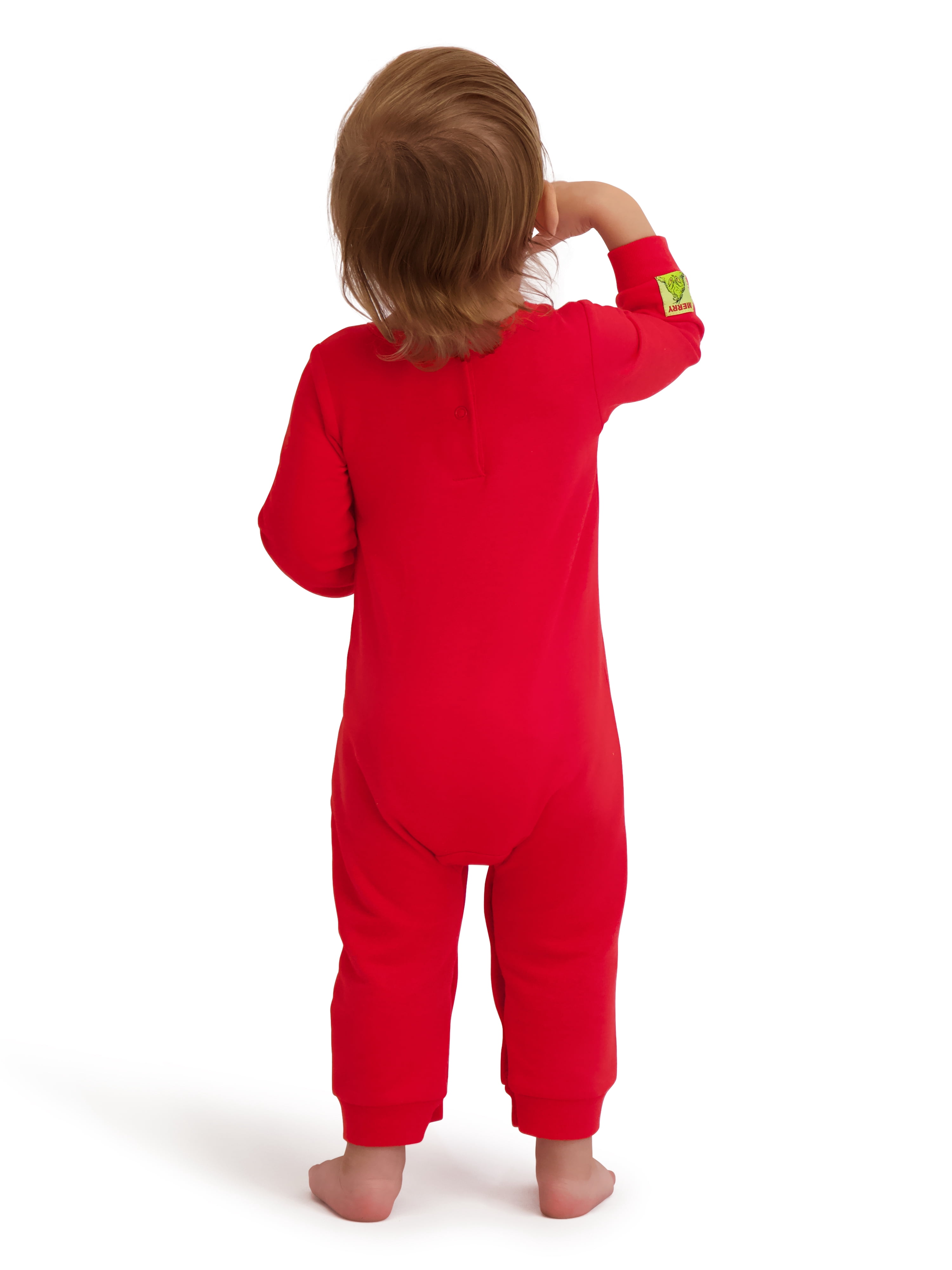 The Grinch Baby Unisex Red Coverall, Sizes 0/3M-24M