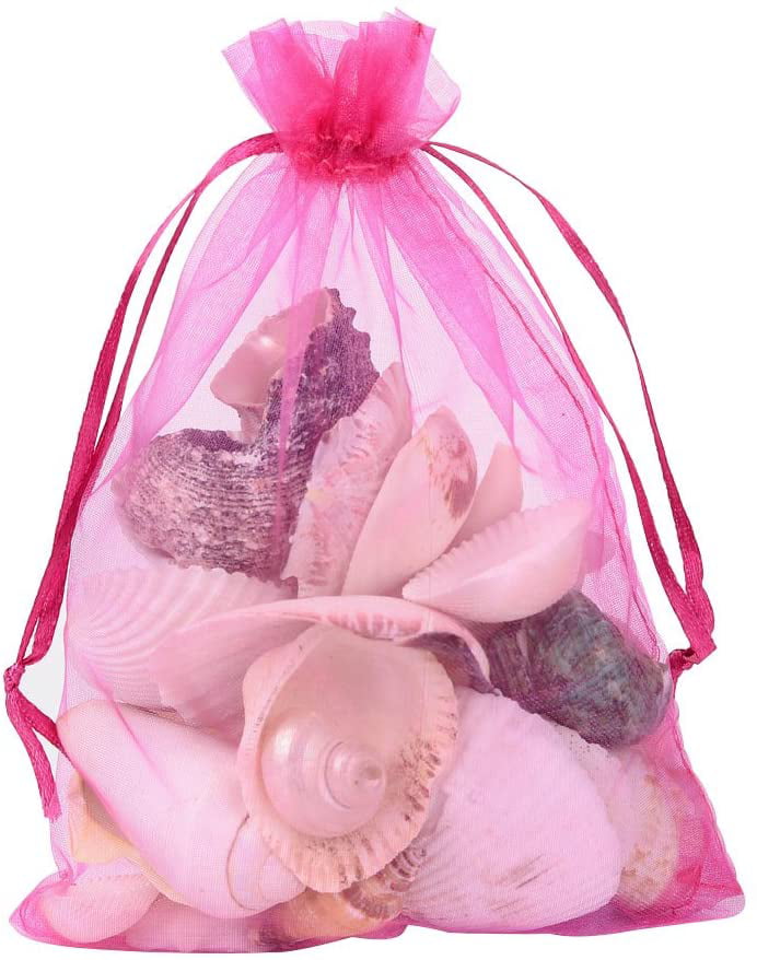 Pale Pink Rose Petals in Organza Bags Suitable for Weddings 