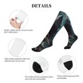 thumbnail image 5 of Sikiie Wave Sailboat Shark 1 Pairs Compression Socks for Men and Women 15-20 mmHg Running Support Socks, 5 of 7