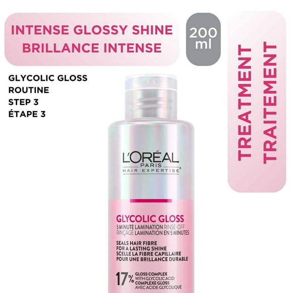Hair Expertise Glycolic Gloss 5 Minute Lamination Treatment, 200ml, For Shine and Smoothness