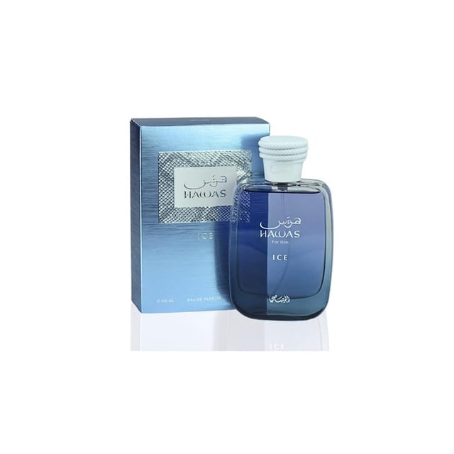 Perfume en aerosol Rasasi Hawas Ice Eau de Perfume para hombre, 100 ml