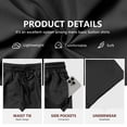 thumbnail image 3 of Iceglad Mens Swim Trunks 7 Inch Quick Dry Swim Shorts with Compression Liner Beach Bathing Suits for Men Lightweight Summer Bathing Suit, 3 of 7