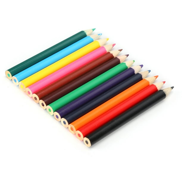 HURRISE Mini crayon de couleur Mini dessin crayons de couleur Portable  enfants écriture croquis crayon de couleur Graffiti