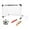 White 120x80cm, variant on koolsoo Kids Soccer Goal Compact Folded Football Goal for Garden Family Games Sports White 120x80cm