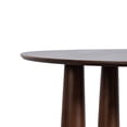 thumbnail image 4 of MAYEERTY 52x52x30 Modern Round Dining Table, Mid-Century Wood Kitchen Table, Walnut ​, 4 of 7