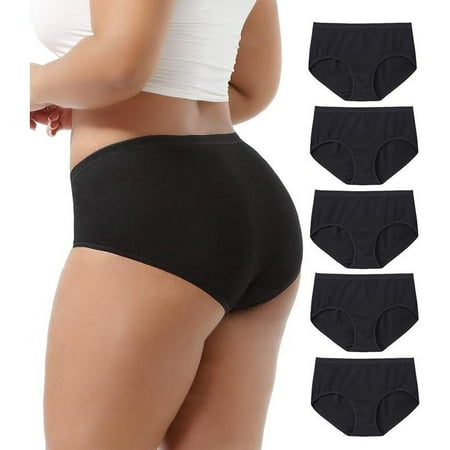 Women Underwear Cotton Panties Plus Size Briefs Breathable Ladies Soft Panty