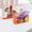 Purple, variant on Domino Train Toys Baby Toys Car Puzzle Automatic Release Licensing Electric Building Blocks Train Toy