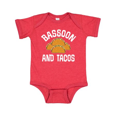 

Inktastic Bassoon And Tacos Funny Gift Baby Boy or Baby Girl Bodysuit