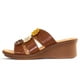 thumbnail image 2 of Sandalias para Mujer Caribe 10725 cafe 23.5, 2 of 4