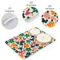 thumbnail image 3 of Yayeee Dish Drying Mat for Kitchen Counter 16"x18" Microfiber Absorbent Pad, Floral Blooms, 3 of 7