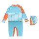 thumbnail image 4 of Odeerbi Traje de Baño de Flotación de Niños 6M-4Y Con Gorra de Baño de Una Sola Pieza de Flotabilidad Rash Guard Upf 50 + Traje de Flotación de Protección Solar, 4 of 5