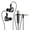 Black, variant on YUNOVA KT-02 Wired Headphone Sport Headset, Noise Cancelling Earphones with Mic Dynamic HD, 3.5MM Jack Headsets for Live Singing Recording Karaoke Live Video Streaming, Live Game Miking