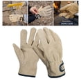 thumbnail image 4 of Guantes de Trabajo de Cuero Duradero para para Conducción de Camiones, Almacén, Jardinería, , para Construcción, Ind Sunnimix guantes de barbacoa resistentes al calor, 4 of 8