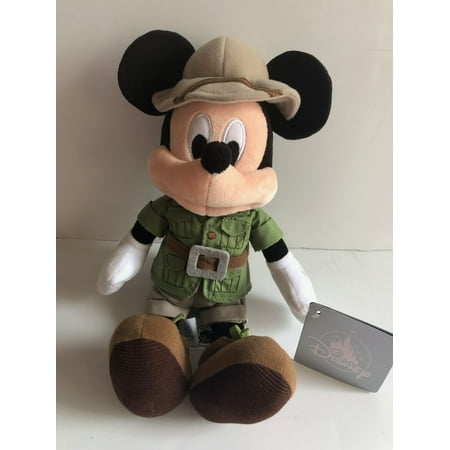 Disney Parks 9 inc Mickey Mouse Safari Plush New with Tags - Walmart.com
