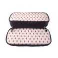thumbnail image 5 of Picia Strawberry Pattern Large Capacity PU Leather Pencil Case Organizer Pen Marker Holder Double Zipper Storage Bag Big Pencil Pouch for College Office, 5 of 6