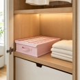 thumbnail image 5 of Closet Drawer Organizer And Storage Box With Dividers For Underwear Socks And Lingerie Foldable Wardrobe Organizer For Bedroom And Dresser Organization Solution, 1Pack F, 5 of 7