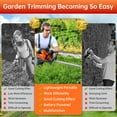 thumbnail image 5 of Focily 21V Hedge Trimmer Cordless, 22'' Electric Hedge Trimmer with 3.0Ah Batteries and Charger, 650W, 18500rpm Hedge Trimmer for Bush & Shrub Cutting, Trimming, Pruning, 5 of 8
