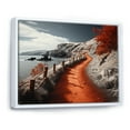 thumbnail image 2 of Designart "Path Along the Coast II" Landscapes Floater Framed Canvas Art Print, 2 of 7