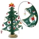 thumbnail image 3 of Divertido árbol de Navidad de madera para escritorio, juego de juguetes navideños con mini adornos, 3 of 5
