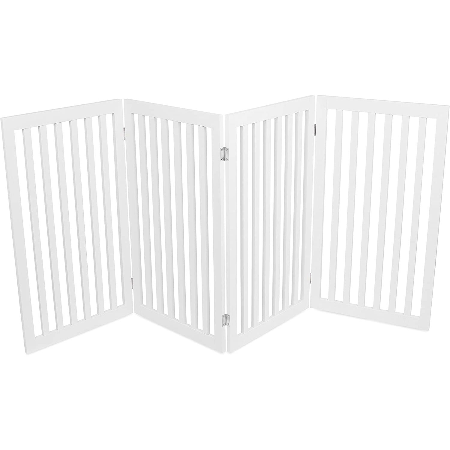 Best Traditional Pet Gate 4 Panel 36 Inch Tall Fence