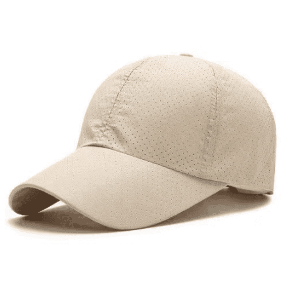 TELOLY 2026 New Baseball Cap Quick-Drying,Lightweight and Breathable for Men and Women Sun Hat Summer Solid Color Casual Peaked Hat Sun Hats for Women for Running, Travel, Outdoor, Khaki
