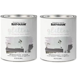 Sterling Silver Rust Oleum Specialty Glitter Interior Wall Paint Quart 2 Pack Walmart