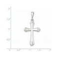 thumbnail image 3 of 14k White Gold Passion Cross Pendant Charm, 3 of 4