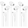 thumbnail image 2 of MINSUI-USB C Headphones Pack of 3 for iPhone 17/17Pro Max/16/16 Pro/16 Plus/16 Pro Max/15 Plus/15 Pro/15 Pro Max, Type-C Wired Earbuds with Microphone & Volume Control, 2 of 4