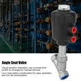 thumbnail image 4 of Angle  Valve Air Actuated Steel Thickened Plastic Case Steam Valve1 2in DN15 Thread Connection Stainless, 4 of 8