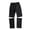 Black, variant on WIZUTIZ Men's Convertible Pants Quick-Dry Detachable Zip-Off Cargo Trousers Polyester Breathable Multi-Pocket for Outdoor Hiking Camping Fishing Daily Wear